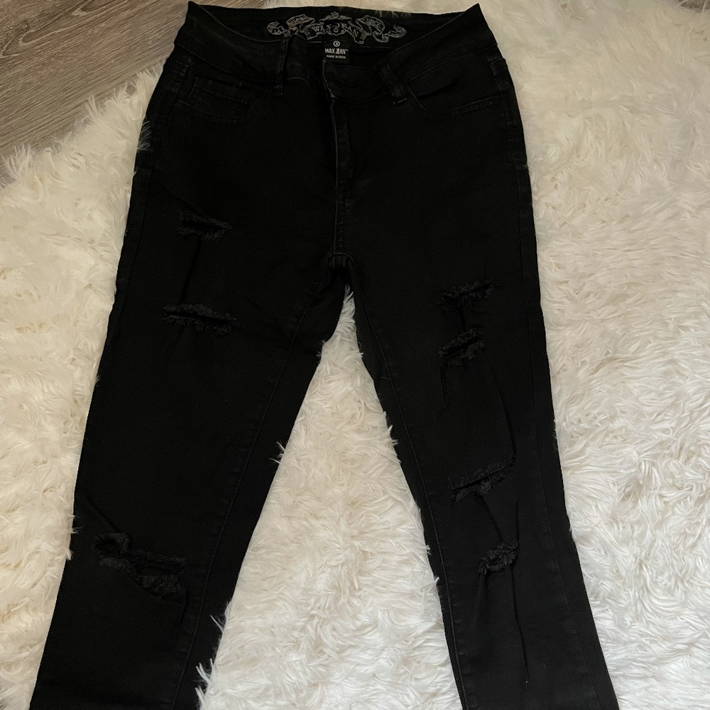 Wax Jean Women's Black Skinny Jeans